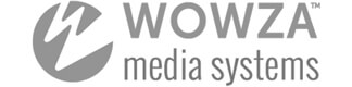 Black and White Wowza Logo