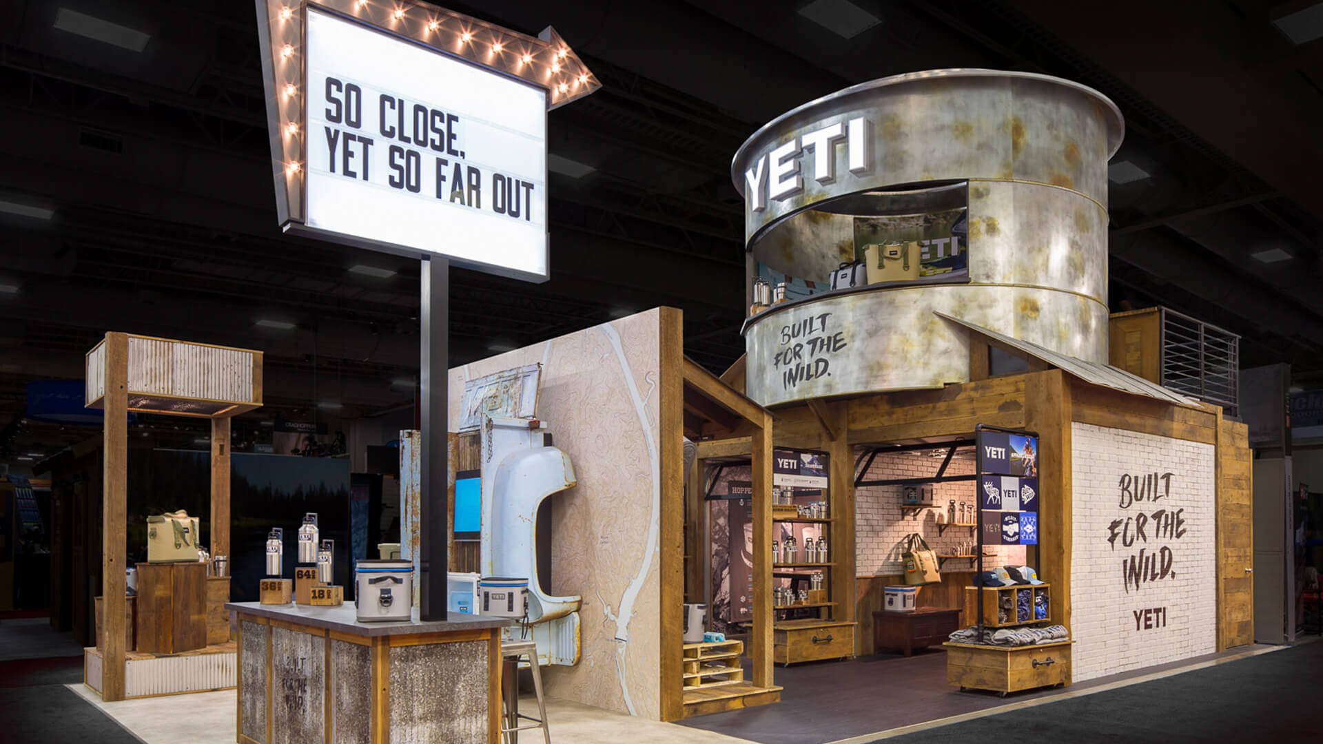 Condit Yeti Exhibit Booth