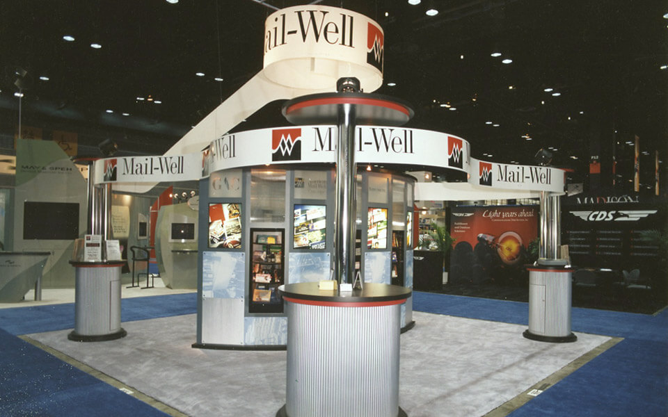 Mail Well custom trade show exhibit