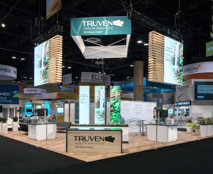 Truven trade show exhibit at HiMMS show