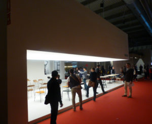 Low ceiling trend seen at Salone Del Mobile