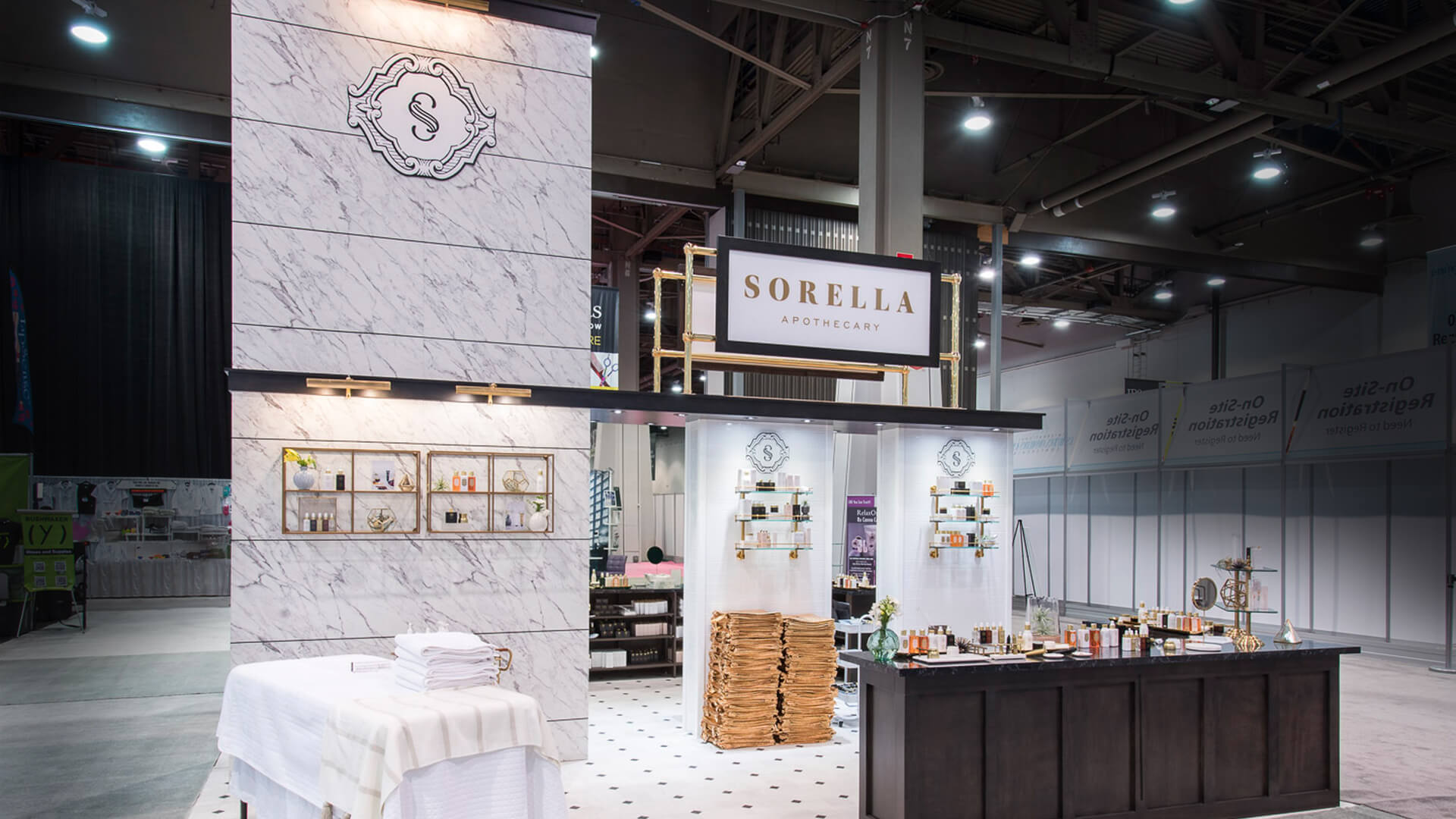 Sorella Apothecary's New Custom Exhibit for IECSC Shows Condit