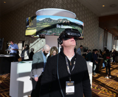 Virtual Reality kiosk for CU Next event