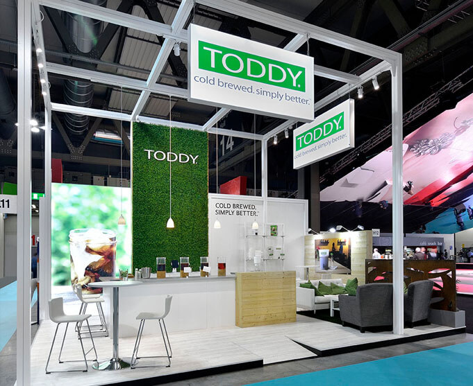 TODDY international trade show exhibit by Condit