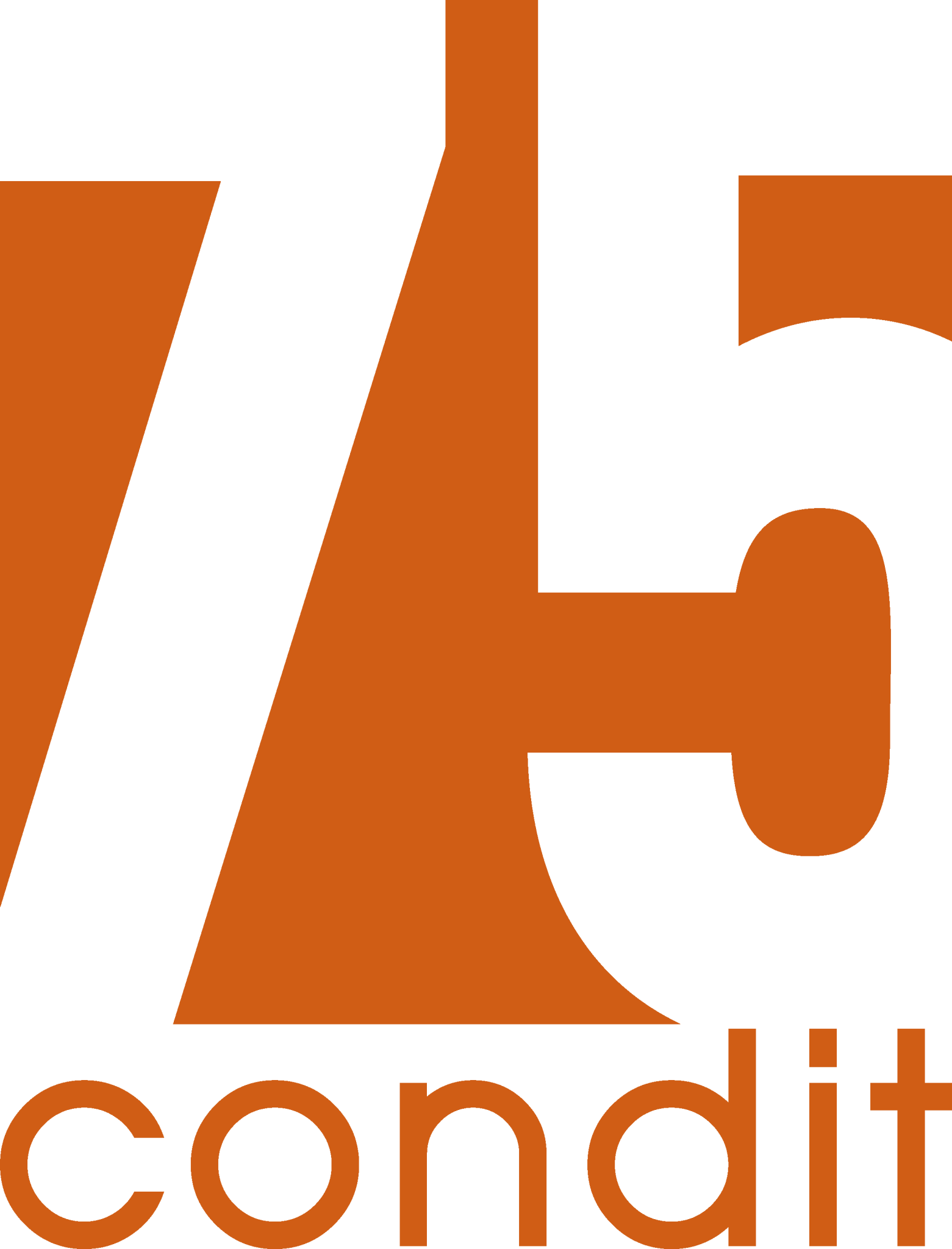condit 75th anniversary negative space logo