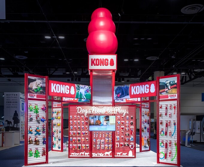 Kong tradeshow booth