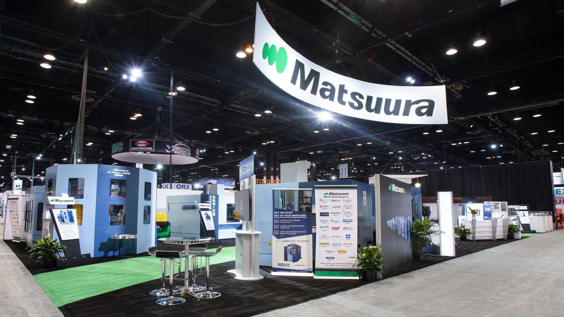 Matsuura's manufacturing booth