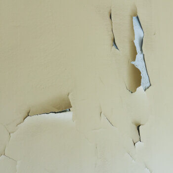 paint peeling, chipping, cracking
